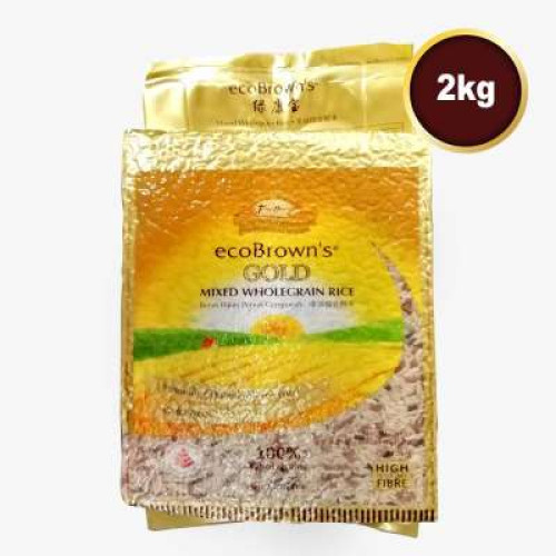 ECOBROWN'S GOLD WHOLEGRAIN RICE MIX 2KG