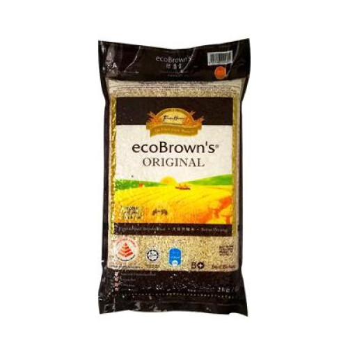 ECOBROWN'S UNPOLISHED BROWN RICE 2KG