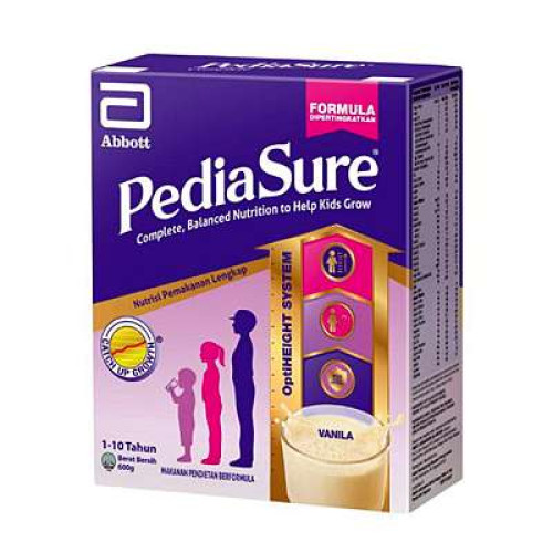 PEDIASURE OHT VANILLA BIB 600G