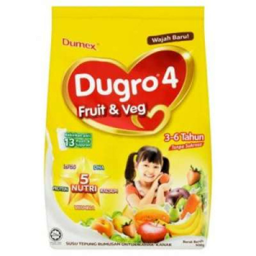 DUMEX DUGRO 4 FRUIT & VEGE 850G