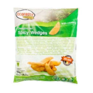 ECOFROSI SPICY WEDGES 1KG ECOFROSI SPICY WEDGES 1KG