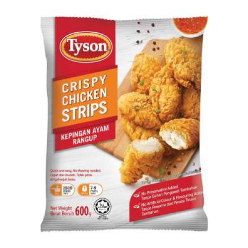 TYSON CRISPY CHICKEN STRIPS 