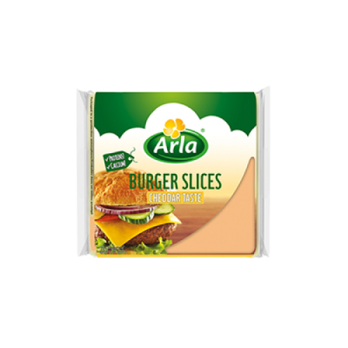 ARLA CHEDDAR SLICE BURGER 400G