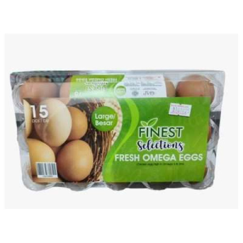 FINEST SELECTIONS FRESH OMEGA EGGS L 15S