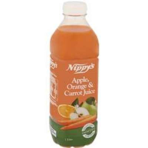 NIPPY'S APPLE,ORANGE & CARROT JUICE 1L