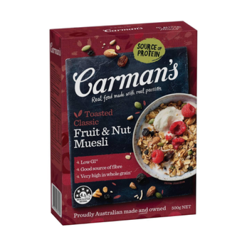 CARMAN CLASSIC FRUIT MUELI 500G 