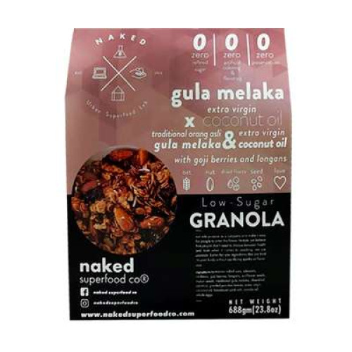 NAKED S/FOOD CO. GRANOLA GULA MELAKA 688G