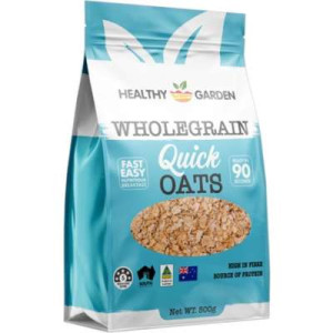 HEALTHY GARDEN WHOLEGRAIN QUICK OATS 500GM HEALTHY GARDEN WHOLEGRAIN QUICK OATS 500GM