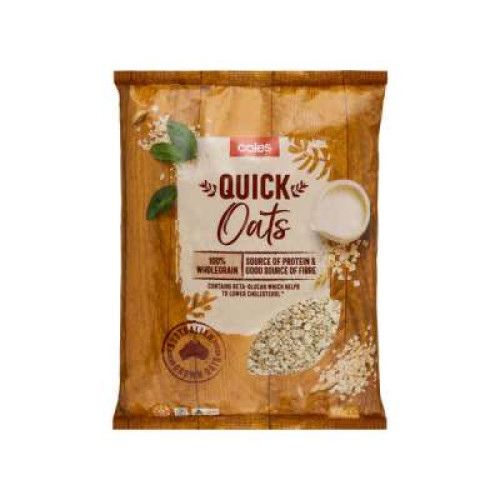 COLES OATS QUICK 900G