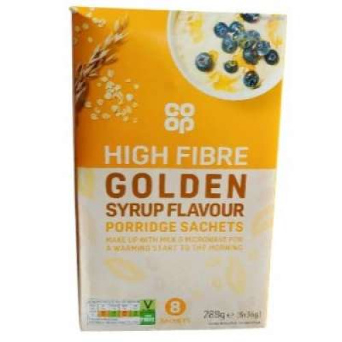 CO OP GOLDEN SYRUP PORRIDGE SACHE 7x288G