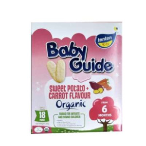 TEN TEN BABY GUIDE ORG SWEET POTATO CARROT 36G TEN TEN BABY GUIDE ORG SWEET POTATO CARROT 36G