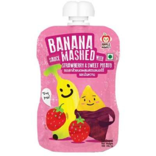 APPLE MONKEY BANANA SAUCE S.BERRY & S.POTATO 100G