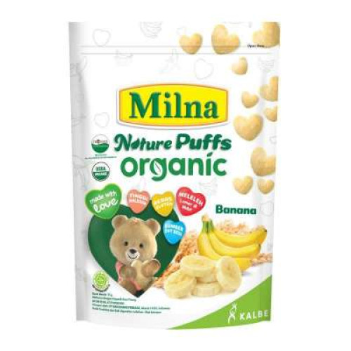 MILNA NATURE PUFF ORGANIC BANANA 15G