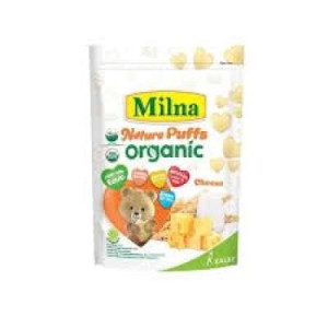 MILNA NATURE PUFF ORGANIC CHEESE 15G MILNA NATURE PUFF ORGANIC CHEESE 15G
