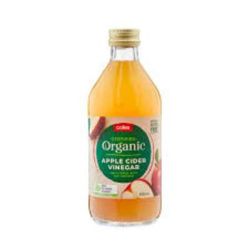 COLES APPLE CIDER VINEGAR  500ML