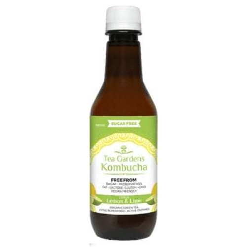 TEA GARDEN KOMBUCHA LEMON AND LIME 350ML