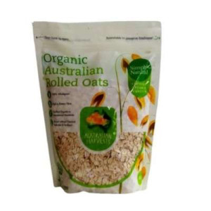 SIMPLY NATURAL ORGANIC ROLLED OAT AUS 500G SIMPLY NATURAL ORGANIC ROLLED OAT AUS 500G