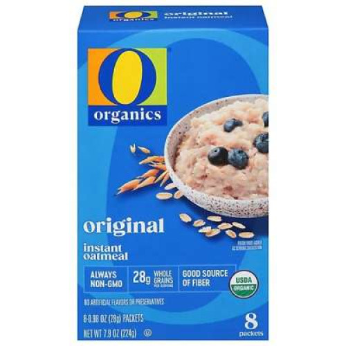 O ORGANICS OATMEAL INSTANT ORIGINAL 7.9 OZ