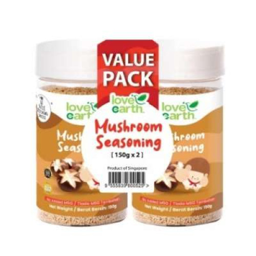 LOVE EARTH PROMO MUSHROOM SEASONING PWR 150G*2