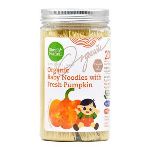 SN ORG HM PUMPKIN BABY THIN NOODLE BTL 200G