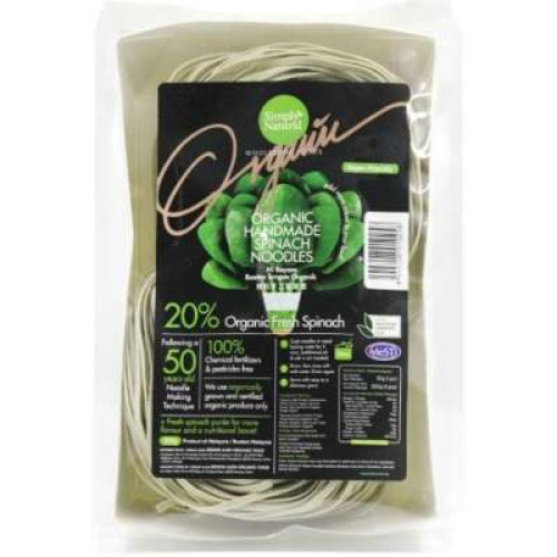 SN ORG HM SPINACH NOODLE MYS EA 200G