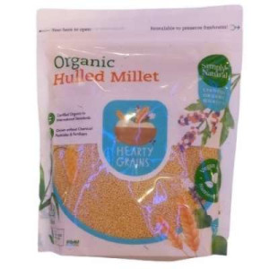 SIMPLY NATURAL ORGANIC HULLED MILLET CHINA 500G