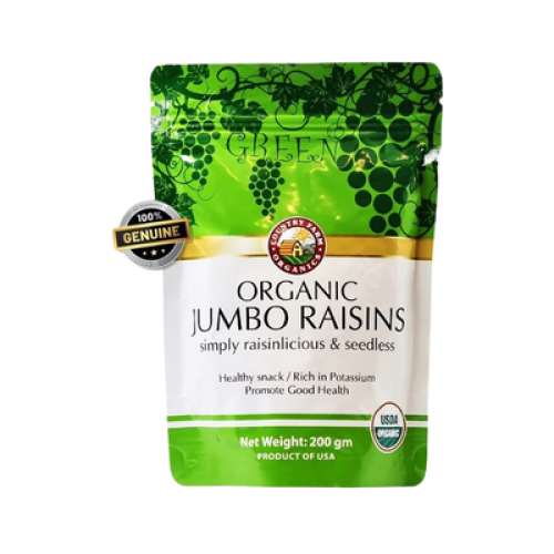 COUNTRY FARM ORG GREEN RAISIN 200G