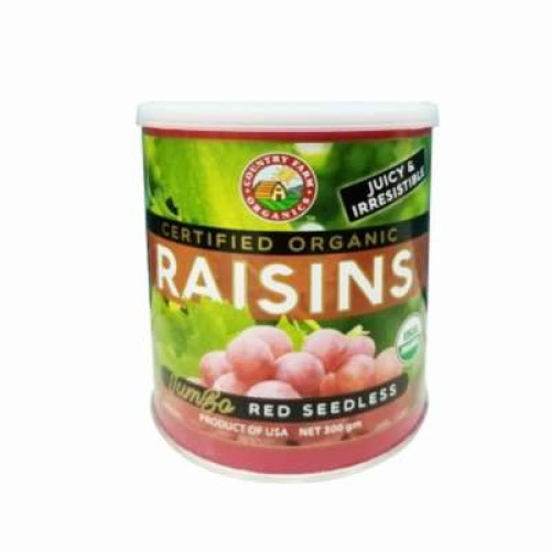 COUNTRY FARM ORG RED RAISIN 300G