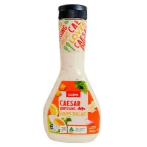 COLES CAESAR DRESSING 300ML