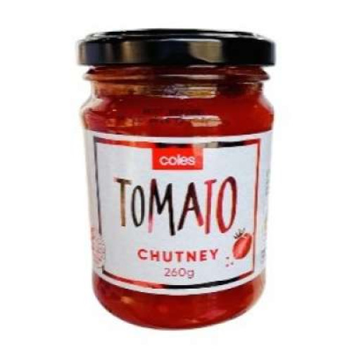 COLES TOMATO CHUTNEY  260G