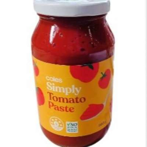 COLES TOMATO PASTE 500G