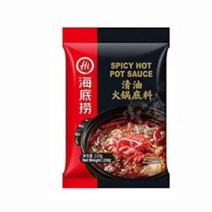 HAIDILAO HOT POT SEASONING-MALA SPICY FLV 220G