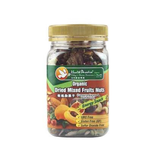 HEALTH PARADISE DRIED MIXED FRUITS NUTS 200G