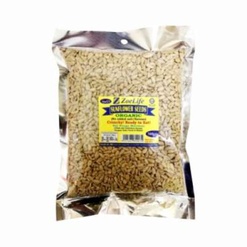 ZOELIFE SUNFLOWER SEEDS ORGANIC ROASTED 500G