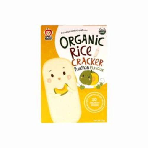 APPLE MONKEY ORG.RICE CRACKER-PUMPKIN 30G