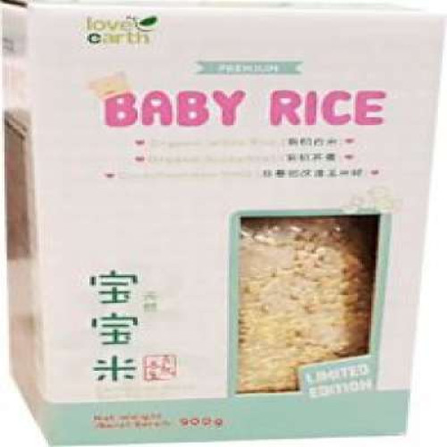 LOVE EARTH ORG.BABY RICE-QUINOA 900G