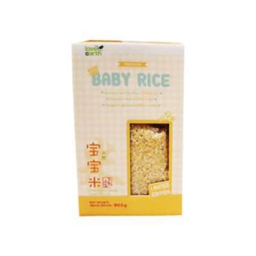 LOVE EARTH ORG.BABY RICE-BUCKWHEAT 900G