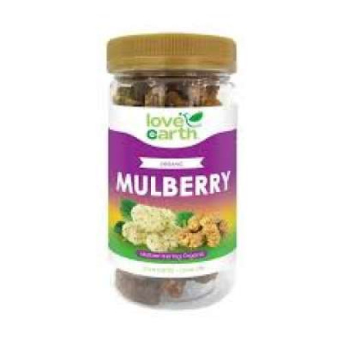 LOVE EARTH ORGANIC DRIED MULBERRY 140G