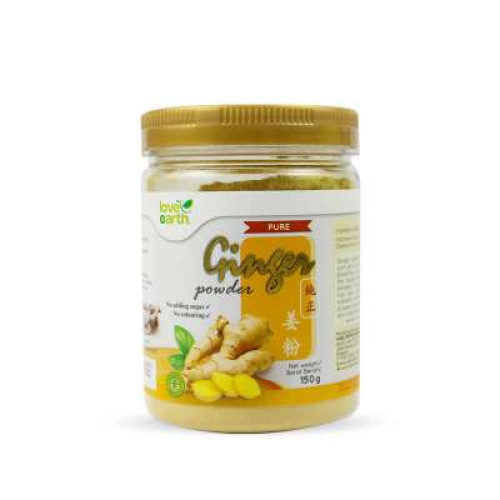 LOVE EARTH NATURAL GINGER POWDER 150G