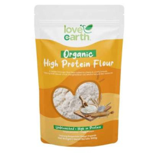 LOVE EARTH ORG HIGH PROTEIN FLOUR 900G LOVE EARTH ORG HIGH PROTEIN FLOUR 900G
