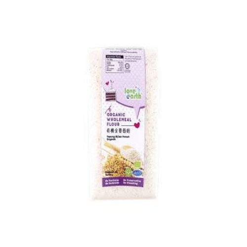 LOVE EARTH ORG WHOLEMEAL FLOUR 900G