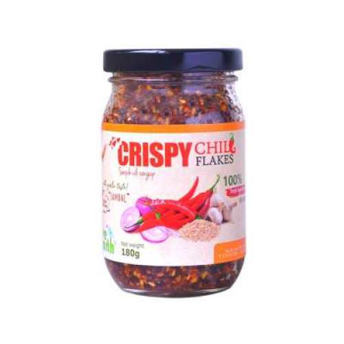 LOVE EARTH CRISPY CHILLI FLAKES 180G