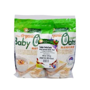 HEALTH VALUE T/ PACK ORG INSTANT BABY OAT 500G*2 HEALTH VALUE T/ PACK ORG INSTANT BABY OAT 500G*2