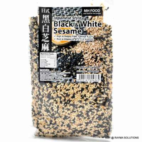 MH FOOD BLACK & WHITE SESAME SEED 100G 