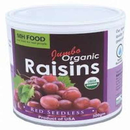 MH FOOD ORG JUMBO RED RAISINS SEEDLESS 300G