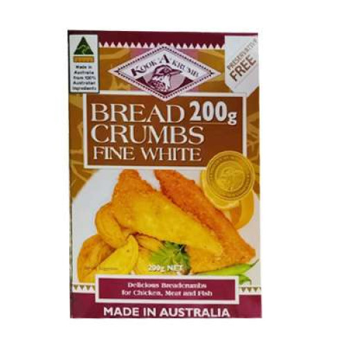 KOOK A KRUMB FINE WHITE BREADCRUMBS 200GM