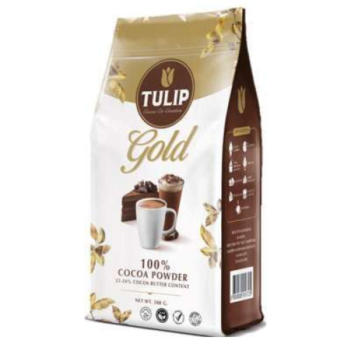 TULIP GOLD COCOA POWDER 22-24% COCOA BUTTER 500G