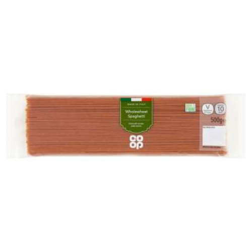 CO OP WHOLEWHEAT SPAGHETTI 500G