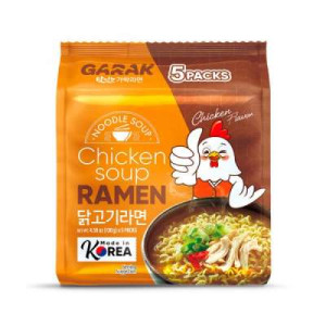 GARAK CHICKEN SOUP RAMEN 130GX5 GARAK CHICKEN SOUP RAMEN 130GX5