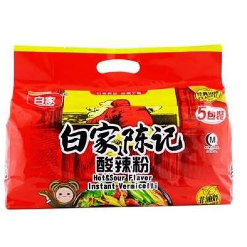 BAIJIA INSTANT VERMICELLI HOT & SOUR 105G 